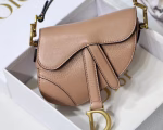 Dior Micro Saddle Bag In Poudre Goatskin - Image 6