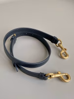 Dior Saddle Mini Bag with Strap in Blue Oblique Jacquard - Image 3