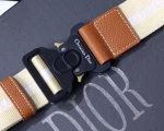 Dior Men's Saddle Belt Bag In Brown Grained Calfskin - Image 8