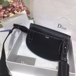 Dior Black DIOR x KAWS Pouch Saddle Bag - Image 6