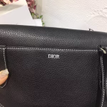 Dior Black DIOR x KAWS Pouch Saddle Bag - Image 8