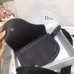 Dior Black DIOR x KAWS Pouch Saddle Bag - Image 4