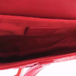 Dior Saddle Bag In Red Braided Leather Strips With Fringe - Image 6