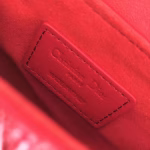 Dior Saddle Bag In Red Braided Leather Strips With Fringe - Image 8