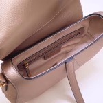 Dior Saddle Bag In Champagne Metallic Grained Calfskin - Image 3