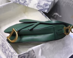 Dior Saddle Bag In Storm Blue Grained Calfskin - Image 4
