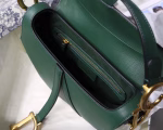Dior Saddle Bag In Storm Blue Grained Calfskin - Image 6