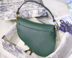 Dior Saddle Bag In Storm Blue Grained Calfskin - Image 8