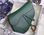Dior Saddle Bag In Storm Blue Grained Calfskin - Image 3