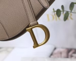 Dior Saddle Bag In Warm Taupe Grained Calfskin - Image 4