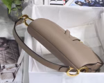 Dior Saddle Bag In Warm Taupe Grained Calfskin - Image 8