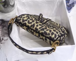 Dior Saddle Bag In Beige Multicolor Mizza Embroidery - Image 7