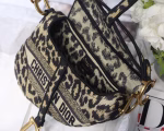 Dior Saddle Bag In Beige Multicolor Mizza Embroidery - Image 8