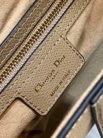Dior Saddle Bag with Strap in Sand Grained Calfskin - Image 5