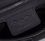 Dior Saddle Bag with Strap in Black Ultramatte Calfskin - Image 7