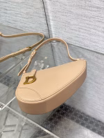 Dior Saddle Rodeo Pouch in Biscuit Goatskin - Image 3