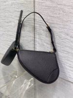 Dior Saddle Rodeo Pouch in Black Goatskin - Image 10