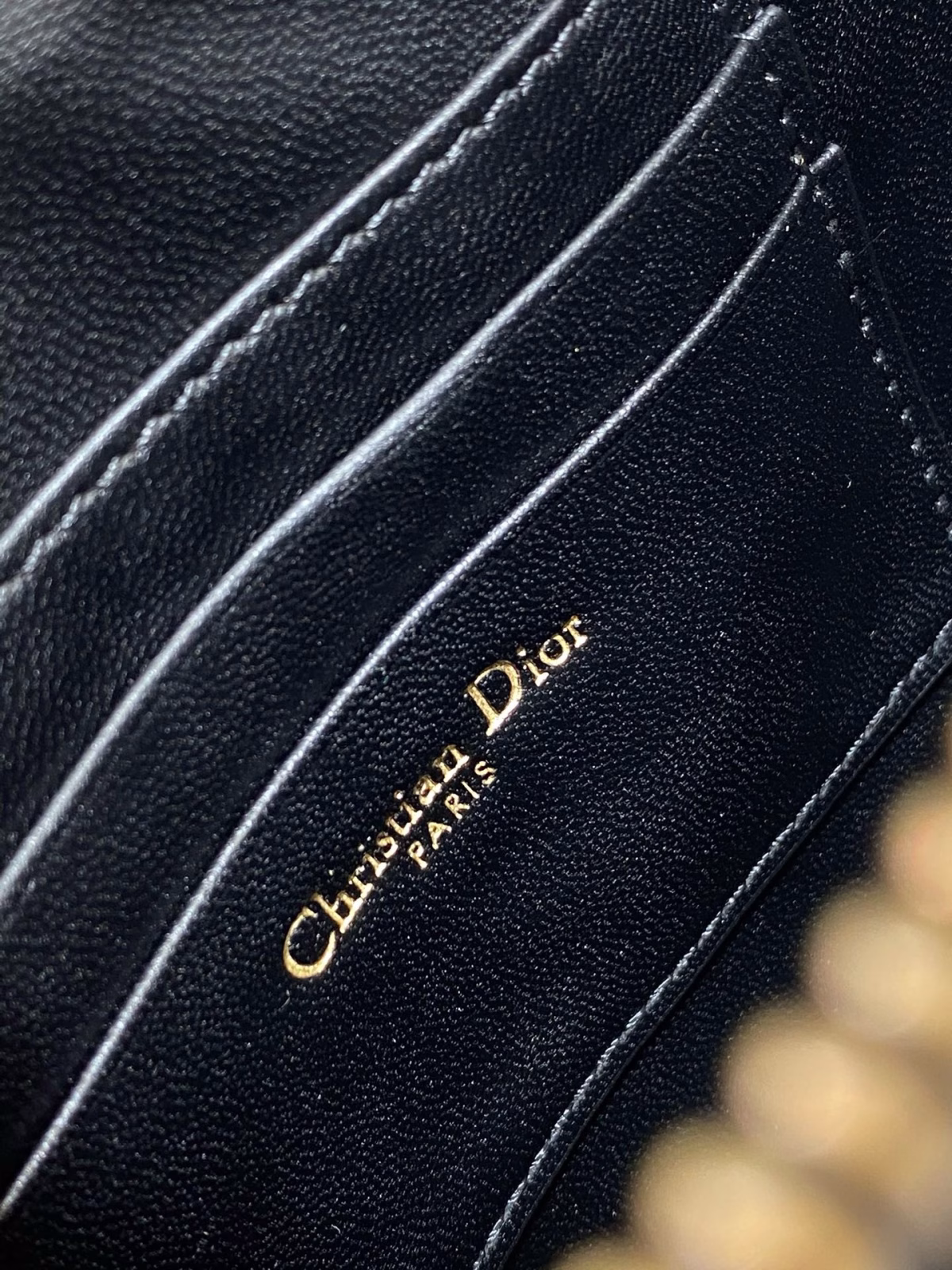 Dior Saddle Rodeo Pouch in Black Goatskin - Image 3