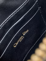 Dior Saddle Rodeo Pouch in Black Goatskin - Image 3
