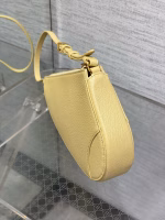 Dior Saddle Rodeo Pouch in Yellow Goatskin - Image 10