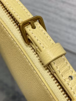 Dior Saddle Rodeo Pouch in Yellow Goatskin - Image 3