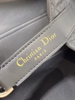 Dior Toujours Small Bag in Black Macrocannage Calfskin - Image 2