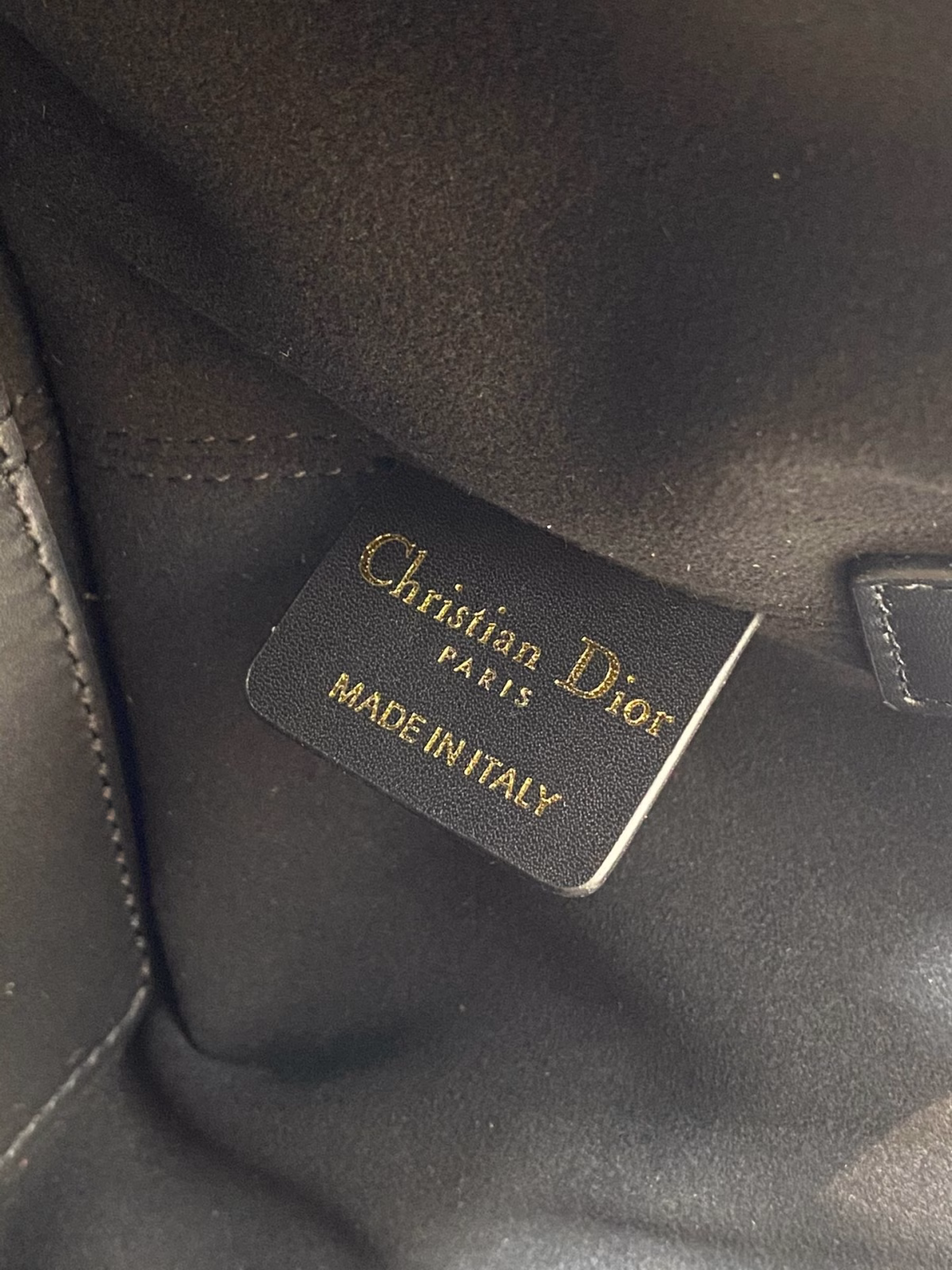 Dior Toujours Small Bag in Black Macrocannage Calfskin - Image 7