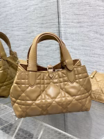Dior Toujours Small Bag in Tan Macrocannage Calfskin - Image 8