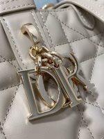 Dior Toujours Medium Bag in Beige Macrocannage Calfskin - Image 10