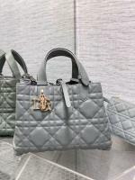 Dior Toujours Medium Bag in Beige Macrocannage Calfskin - Image 5
