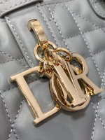 Dior Toujours Medium Bag in Beige Macrocannage Calfskin - Image 8