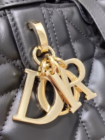 Dior Toujours Medium Bag in Black Macrocannage Calfskin - Image 7