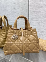 Dior Toujours Medium Bag in Tan Macrocannage Calfskin - Image 7