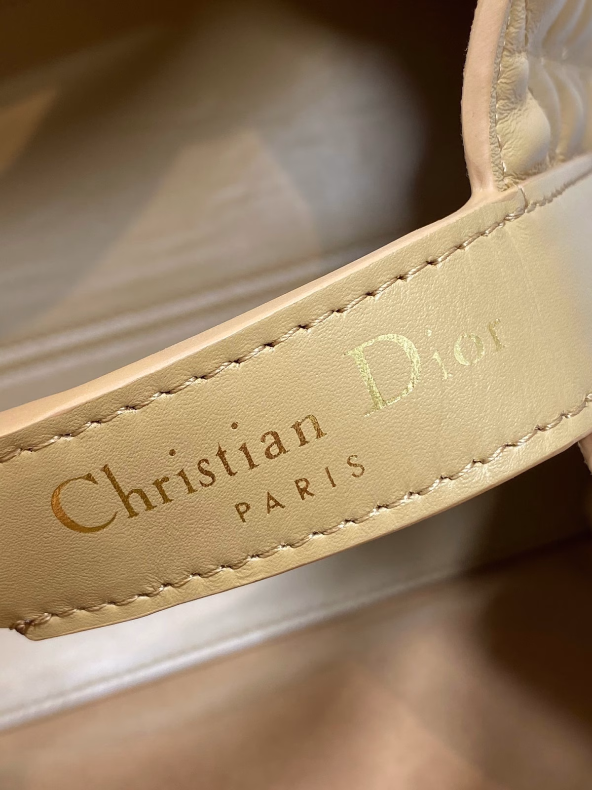 Dior Toujours Medium Bag in Tan Macrocannage Calfskin - Image 6
