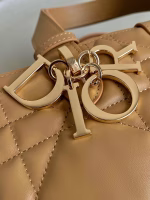 Dior Toujours Large Bag in Brown Macrocannage Calfskin - Image 10
