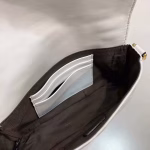 Fendi White FF Motif Mini Baguette Bag - Image 6