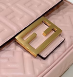 Fendi Baguette Chain Midi Bag In Powder Nappa Leather - Image 5