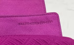 Fendi Midi Baguette Chain Bag In Fuchsia FF Fabric - Image 9