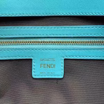 Fendi Pale Blue FF Motif Medium Baguette Bag - Image 4