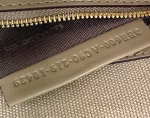 Fendi Medium Baguette Bag In Grey FF Canvas - Image 9