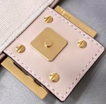 Fendi Medium Baguette Bag In Pink FF Canvas - Image 9