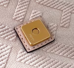 Fendi Medium Baguette Bag In Pink FF Canvas - Image 3