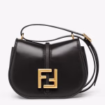 Fendi C¡¯mon Small Bag in Black Calfskin