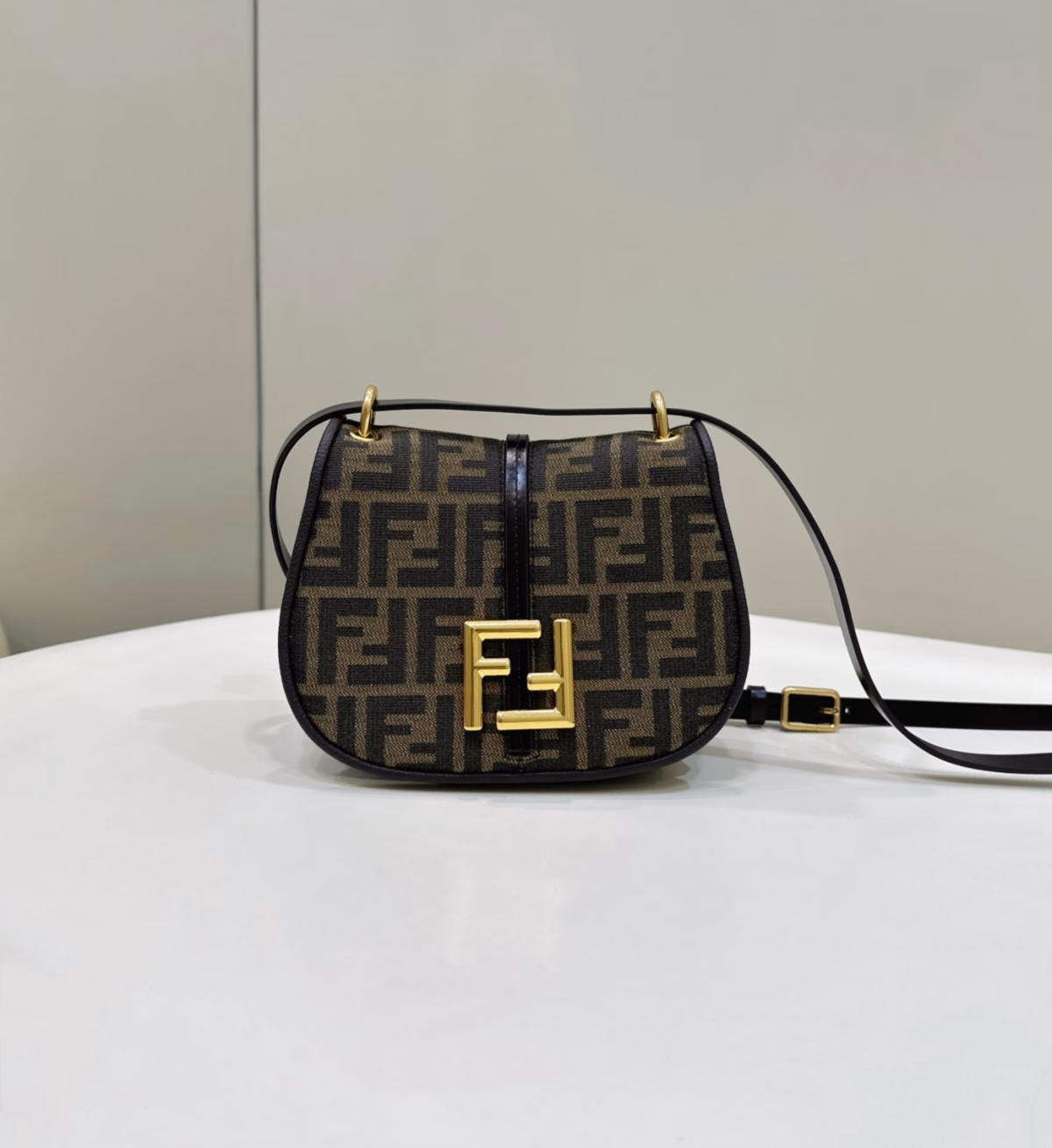 Fendi C¡¯mon Small Bag in FF Jacquard Fabric - Image 6