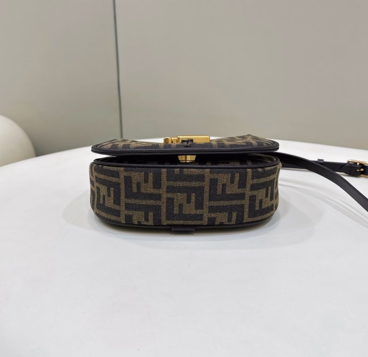 Fendi C¡¯mon Small Bag in FF Jacquard Fabric - Image 9