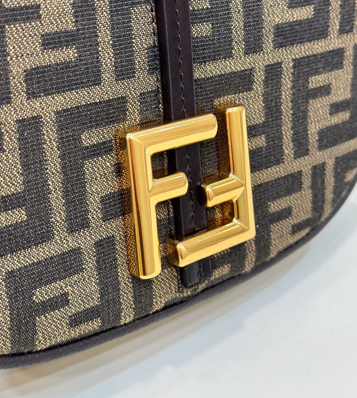 Fendi C¡¯mon Small Bag in FF Jacquard Fabric - Image 5