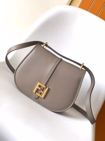 Fendi C¡¯mon Medium Bag in Grey Calfskin - Image 8