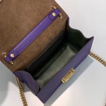 Fendi Small Kan U Bag In Purple Calfskin - Image 7