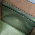 Fendi Small Kan U Bag In Purple Calfskin - Image 4