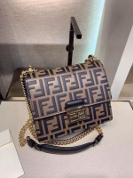 Fendi Small Kan U Bag In Calfskin Embossed With FF - Image 8